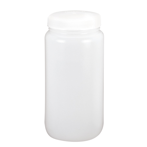 Bouteilles &agrave; large ouverture, Ronde, 1 gal., Plastique Superchem Industries