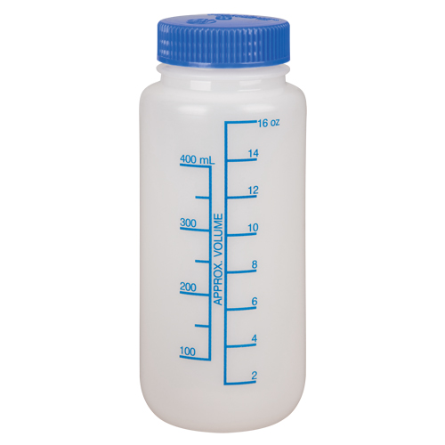 Bouteilles &agrave; large ouverture, Ronde, 16 oz, Plastique Superchem Industries