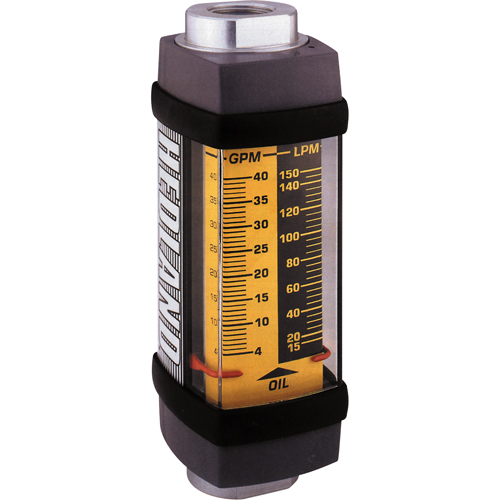 Flow meter 1-10 GPM oil, Analogue Superchem Industries