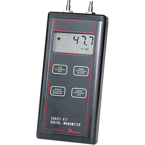 Manometer, Digital, 0 - 30 PSID/0 - 200 kPa Superchem Industries
