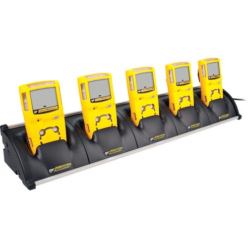 BW GasAlertMicroClip XT Multi-Gas Detectors -Five Unit Cradle Charger Superchem Industries
