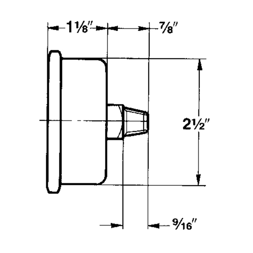 Pressure Gauges, 2-1/2" , 30" Hg-0" Vac., Bottom Mount, Liquid Filled Analogue Superchem Industries