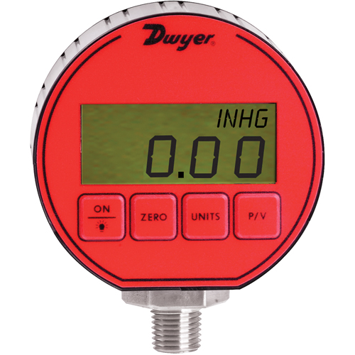 Pressure Gauge, 3" , 0 - 5000 psi, Bottom Mount, Digital Superchem Industries