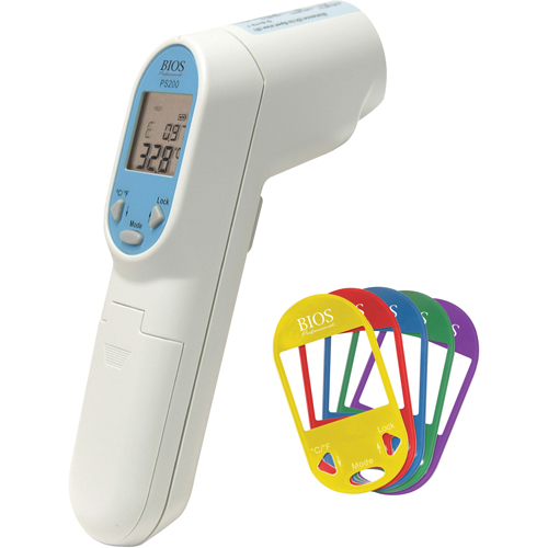 Food Service Infrared Thermometers, -76° - 932° F ( -60° - 500° C ), 12:1, Fixed Emmissivity Superchem Industries