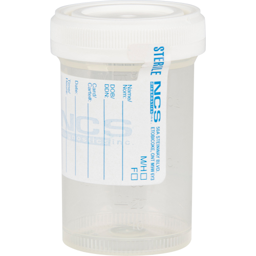 Contenant st&eacute;rile de 90ml, Transparent Superchem Industries