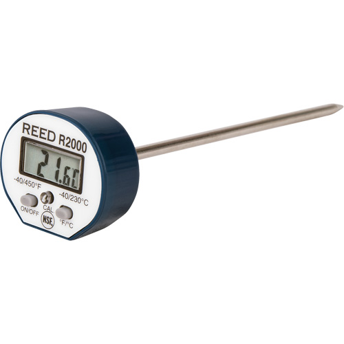 Thermom&egrave;tre, Contact, Num&eacute;rique, -40-450°F (-40-230°C) Superchem Industries