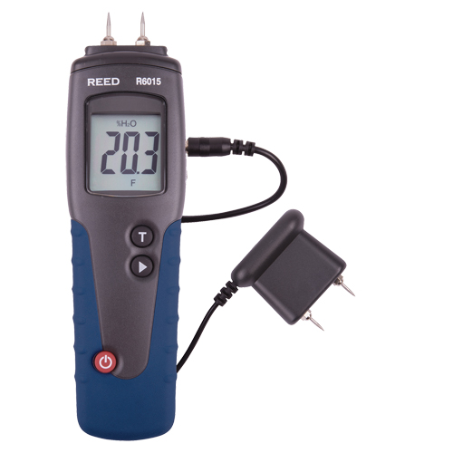 Wood Moisture Meter with ISO Certificate, 6-99% Moisture Range, -31°-176°F (-35°-80°C) Temperature Range Superchem Industries