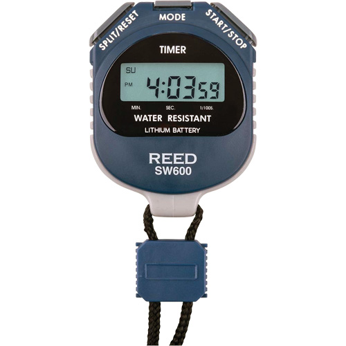 REED SW600 Stopwatch, Digital, Water Resistant Superchem Industries