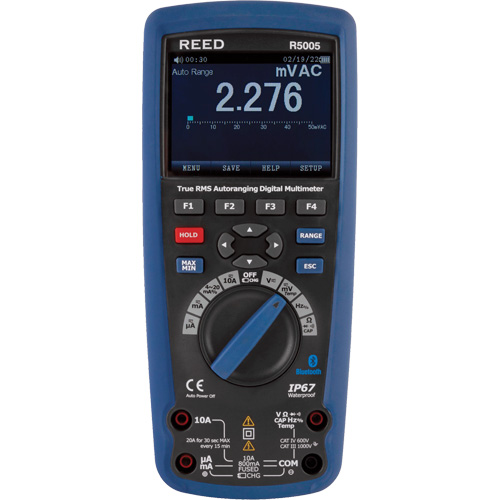 True RMS Industrial Multimeter, AC/DC Voltage, AC/DC Current Superchem Industries