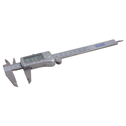 Digital Caliper, 0.0005" (0.01 mm) Resolution, 8" Range Superchem Industries