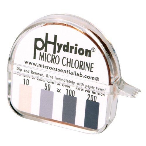 Papier r&eacute;actif Hydrion Chlorine Phydrion CM-240 Superchem Industries