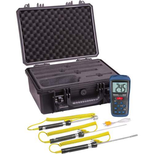 Ensemble de thermom&egrave;tre &agrave; thermocouple, Contact, Num&eacute;rique, -58-2000°F (-50-1300°C) Superchem Industries