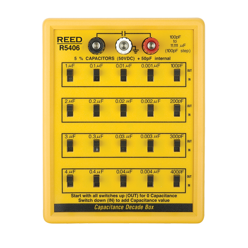 Boîte &agrave; d&eacute;cades de capacitance Superchem Industries
