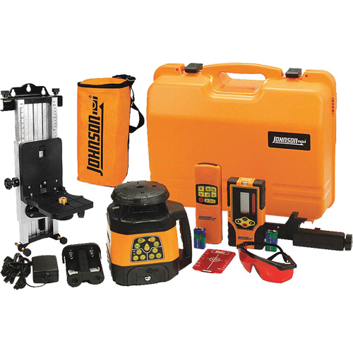 Red Beam Self-Leveling Horizontal & Vertical Rotary Laser, 200' (60 m), 635 Nm Superchem Industries