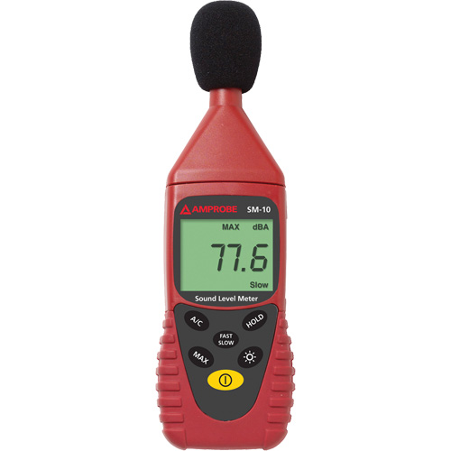 SM-10 Sound Meter, 0 - 50 dB Measuring Range Superchem Industries