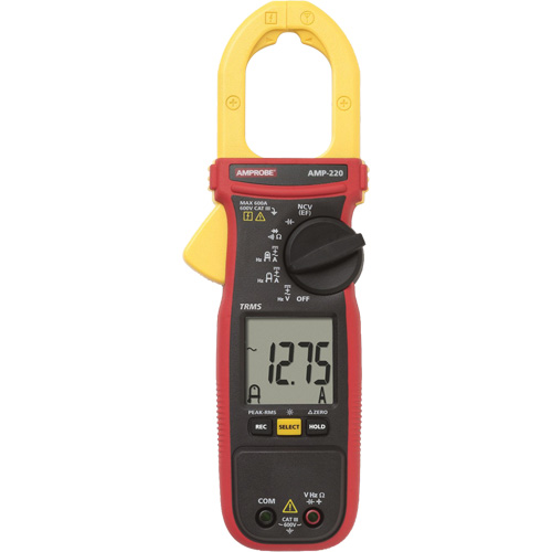 AMP-220 TRMS Clamp Meter, AC/DC Voltage, AC/DC Current Superchem Industries
