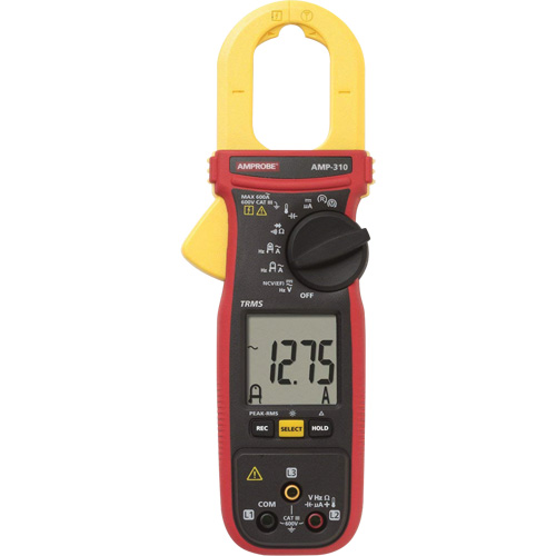 AMP-310 Motor Maintenance TRMS Clamp Meter, AC/DC Voltage, AC Current Superchem Industries