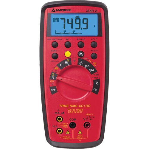 38XR-A Digital Multimeter, AC/DC Voltage, AC/DC Current Superchem Industries