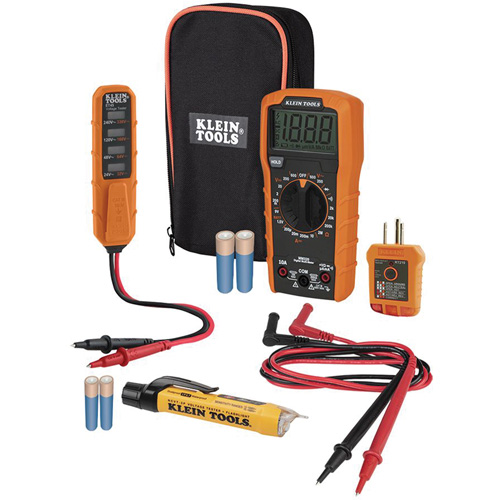 Trousse dessai &eacute;lectrique avec multim&egrave;tre num&eacute;rique Superchem Industries