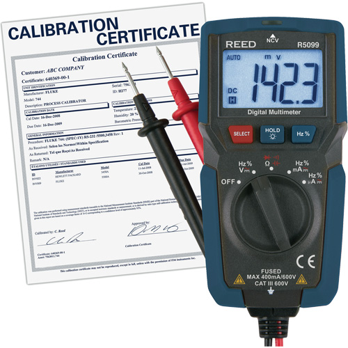 Compact Multimeter with Non-Contact Voltage and ISO Certificate, AC/DC Voltage, AC/DC Current Superchem Industries