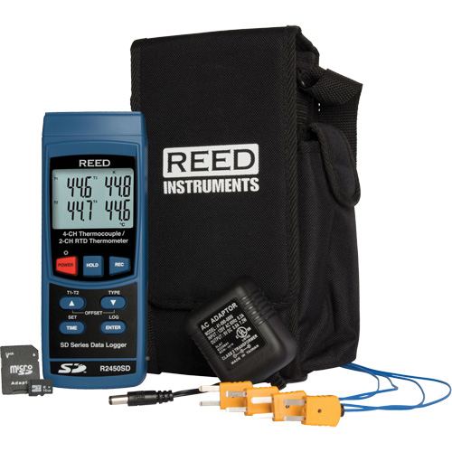 N&eacute;cessaire de thermom&egrave;tre thermocouple &agrave; enregistrement de donn&eacute;es Superchem Industries