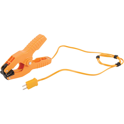 Type K Pipe Clamp Thermocouple Probe with ISO Certificate, 200 °C (392°F) Max. Temp. Superchem Industries