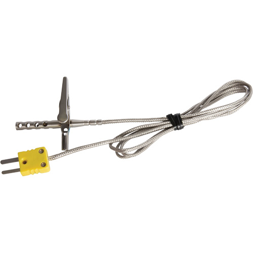 Type K Air Oven/Freezer Thermocouple Probe with Calibration Certificate, 200 °C (392°F) Max. Temp. Superchem Industries