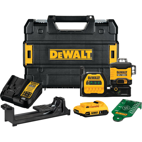 Trousse de laser vert sans fil 20 V Max* 3x360 Superchem Industries