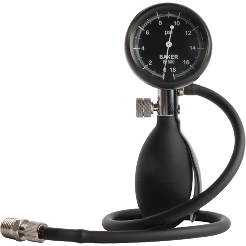 Calibrateur de pression &agrave; poire &agrave; soupape Superchem Industries
