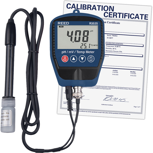 pH/mV Meter with Temperature with ISO Certificate Superchem Industries