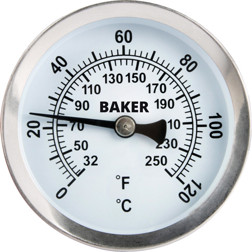 Pipe Surface Thermometer, Non-Contact, Analogue, 32-250°F (0-120°C) Superchem Industries