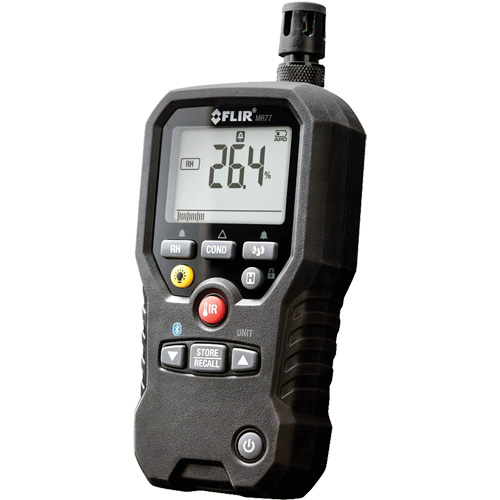 MR77 5-in-1 Moisture Meter with METERLiNK&reg;, 0 - 99% Moisture Range, -4°- 392° F ( -20° - 200° C ) Temperature Range Superchem Industries