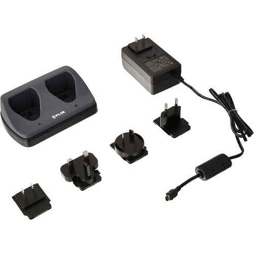 2-Bay Battery Charger for T6xx & T1K Series Superchem Industries