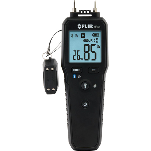 Pin Moisture Meter with Bluetooth&reg;, 1 - 99% Moisture Range Superchem Industries