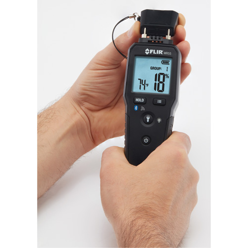 Pin Moisture Meter with Bluetooth&reg;, 1 - 99% Moisture Range Superchem Industries