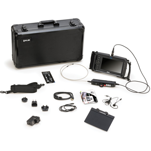 Videoscope Kit with 2-Way Articulation 4.5 mm × 1 m Long Camera Probe, 7" Display, 1024 x 600 pixels Superchem Industries