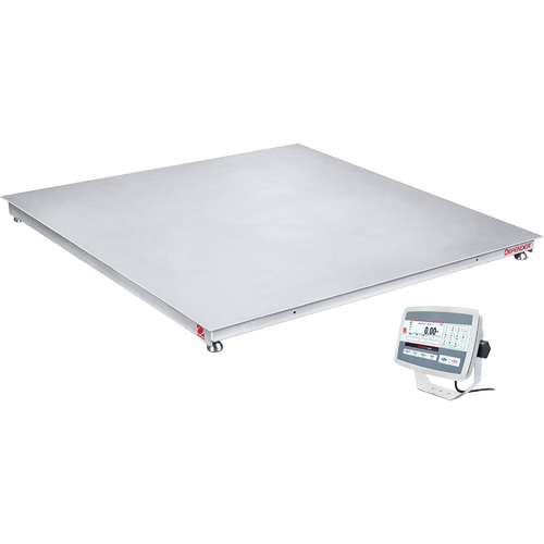 Balance de plancher lavable DEFENDER 5000, Capacit&eacute; de 5000 lb, 48" la x 48" lo Superchem Industries