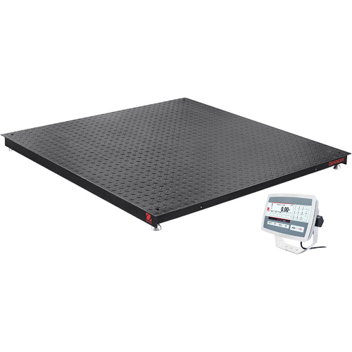 DEFENDER 5000 Floor Scale, 5000 lbs. Capacity, 48" W x 48" L Superchem Industries