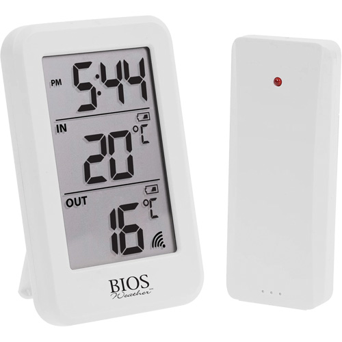 Thermom&egrave;tre sans fil int&eacute;rieur/ext&eacute;rieur, Sans contact, Num&eacute;rique, -40-158°F (-40-70°C) Superchem Industries