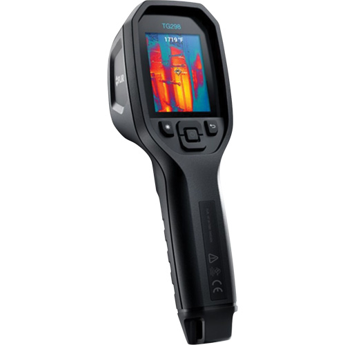 TG298 30:1 High Temperature Spot IR Thermal Imaging Camera with Bullseye Laser, 320 x 240 pixels, -25° - 1080°C (-130° - 1976°F), <70 mK Superchem Industries
