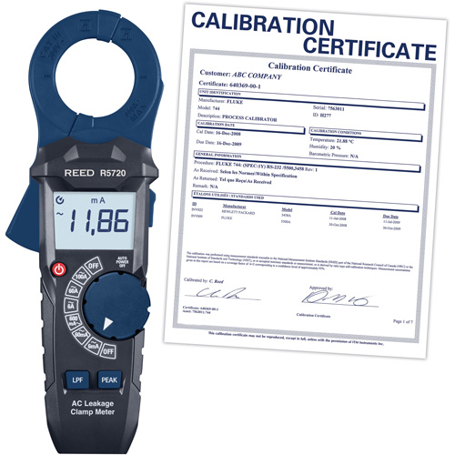 AC Leakage Clamp Meter with Calibration Certificate Superchem Industries