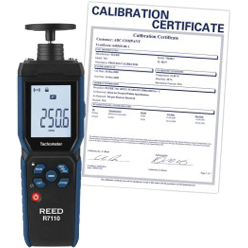 Tachym&egrave;tre combin&eacute; &agrave; contact et laser avec certification traçable, Contact/Photo (sans contact) Superchem Industries