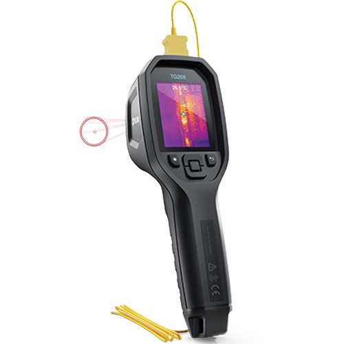 Cam&eacute;ra d'imagerie thermique IR 24:1 avec laser Bullseye et thermocouple de type K, 160 x 120 pixels, -10° - 45°C (14° - 113°F), 70 mK Superchem Industries