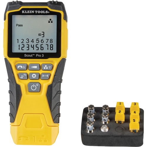 Ethernet Cable Tester Kit with Scout&reg; Pro 3 Tester, Remotes & Adapter Superchem Industries