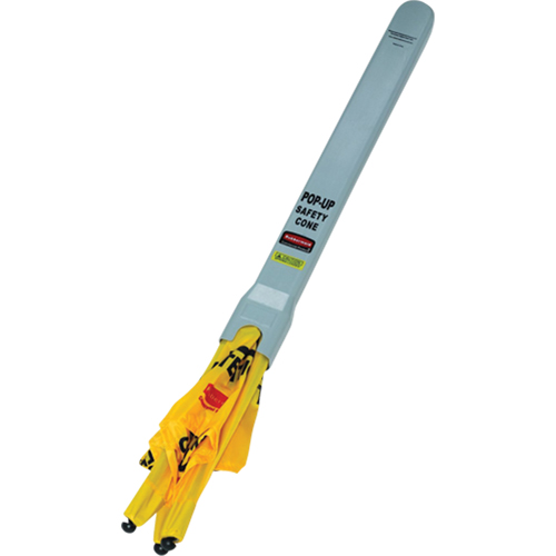 Pop-Up Safety Cone, Trilingual With Pictogram Superchem Industries