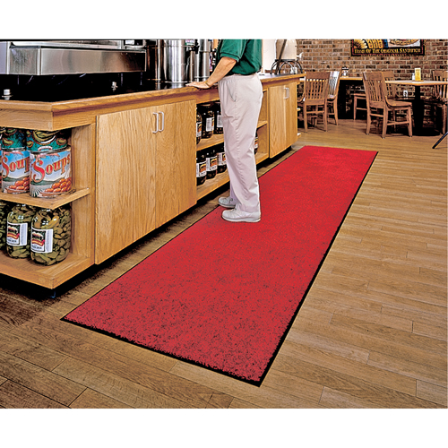 ColorStar Matting, Wiper, 3' x 5' x 3/8", Red/Black Superchem Industries