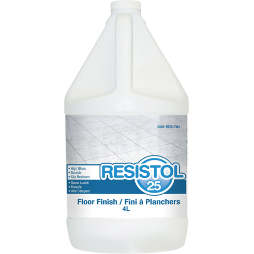 Finis pour planchers Resistol 25, 4 L, Cruche Superchem Industries