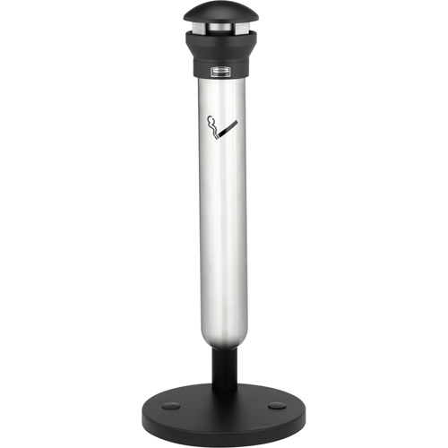 Solutions pour la gestion des m&eacute;gots de cigarettes Infinity, Sur pied, M&eacute;tal, Capacit&eacute; 1,33 gal./1,33 gal. US, Hauteur 39" Superchem Industries