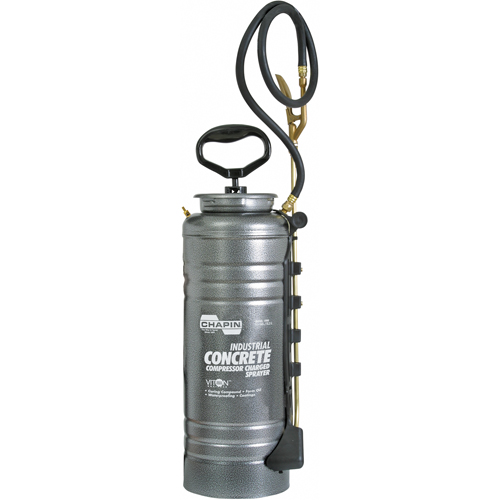 Pump Free Compressor Charged Sprayers, 3.5 gal. (13.25 L), Steel, 24" Wand Superchem Industries