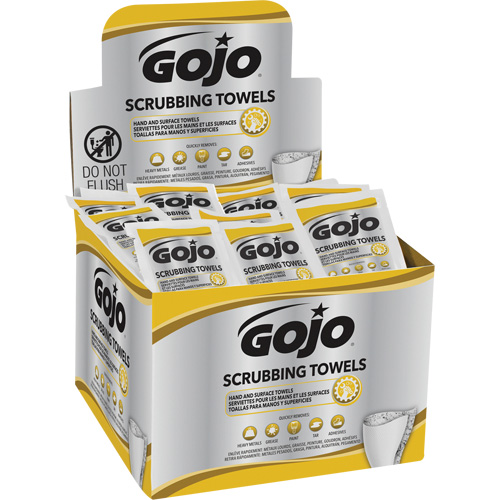Scrubbing Towels, 80 Wipes, 12-1/4" x 10-1/2" Superchem Industries